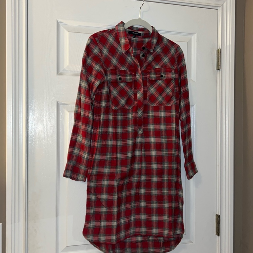 Madewell Plaid Dress